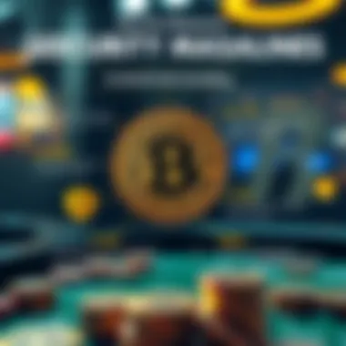 Security Measures in Bitcoin Gambling Infographic highlighting security measures in Bitcoin gambling